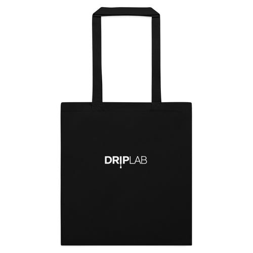 Zwarte DRIPLAB canvas tote bag